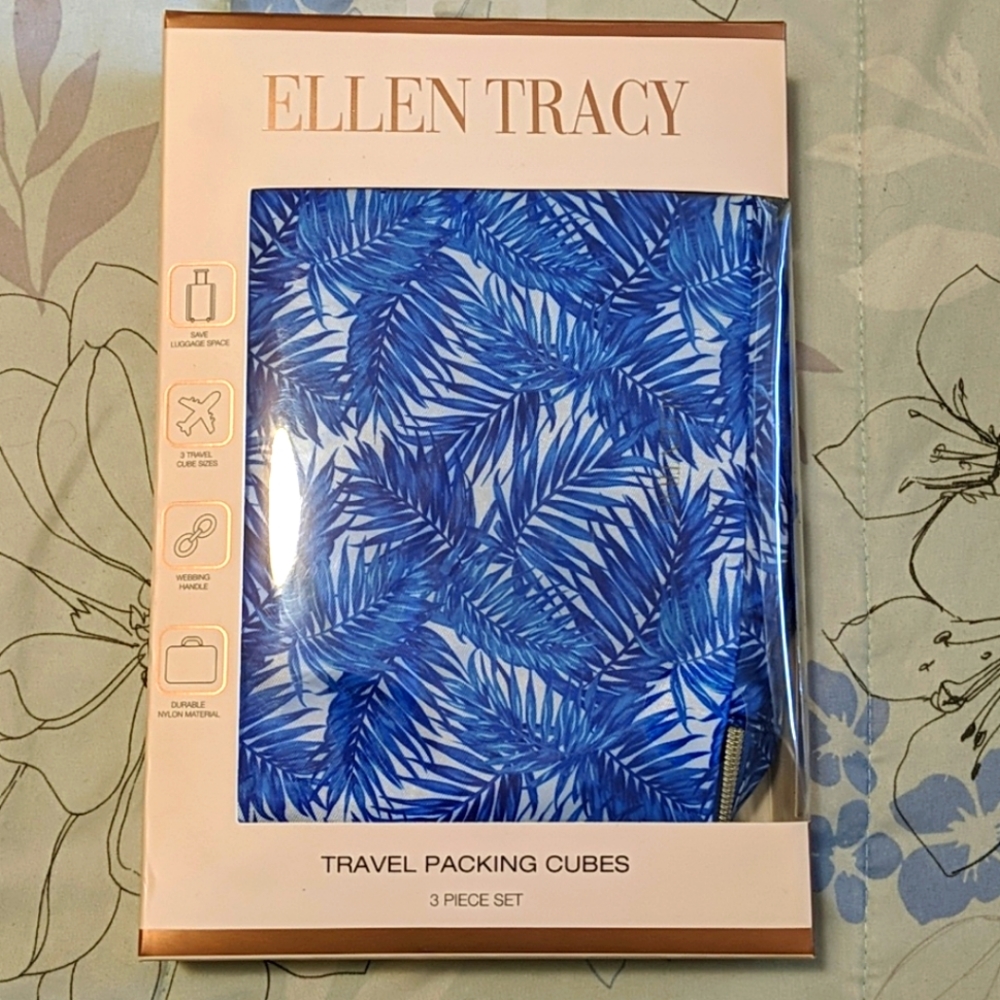 Travel Packing Cubes Ellen Tracy 3 pack
